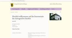 Desktop Screenshot of amtsgericht-staufen.de