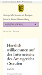 Mobile Screenshot of amtsgericht-staufen.de